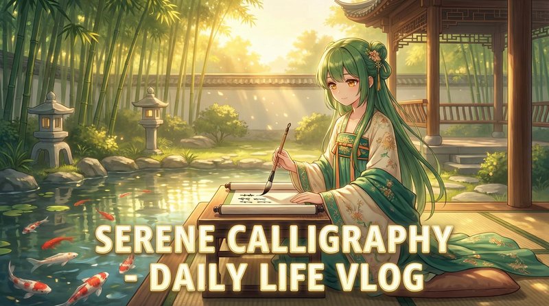 蘑菇视频动漫-国风书法